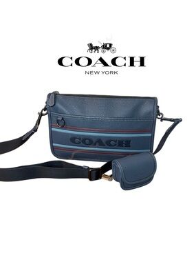 Coach Heritage Convertible Crossbody With Coach Stripe